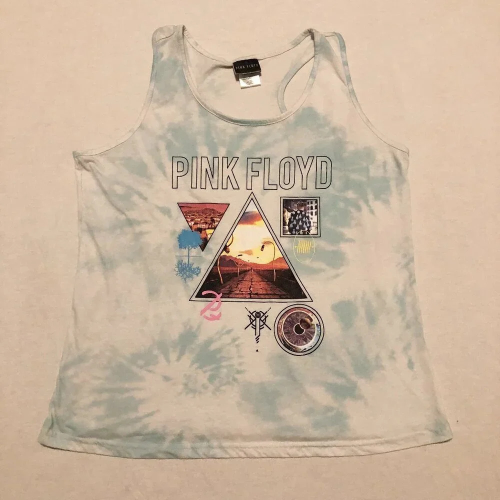 Pink Floyd Band Tee Tank Top Womens Size Large